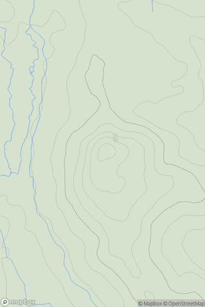 Thumbnail image for Mounthill [South West England] showing contour plot for surrounding peak